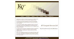 Desktop Screenshot of kvcomputerservices.co.uk