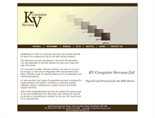 Tablet Screenshot of kvcomputerservices.co.uk